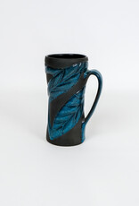 Amy Kline-Alley Black & Turquoise Tall Mug