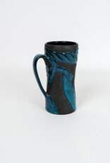 Amy Kline-Alley Black & Turquoise Tall Mug