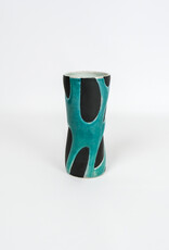 Amy Kline-Alley Black & Turquoise Tumbler