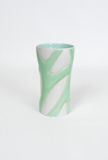 Amy Kline-Alley Polished Porcelain Celedon Tumbler