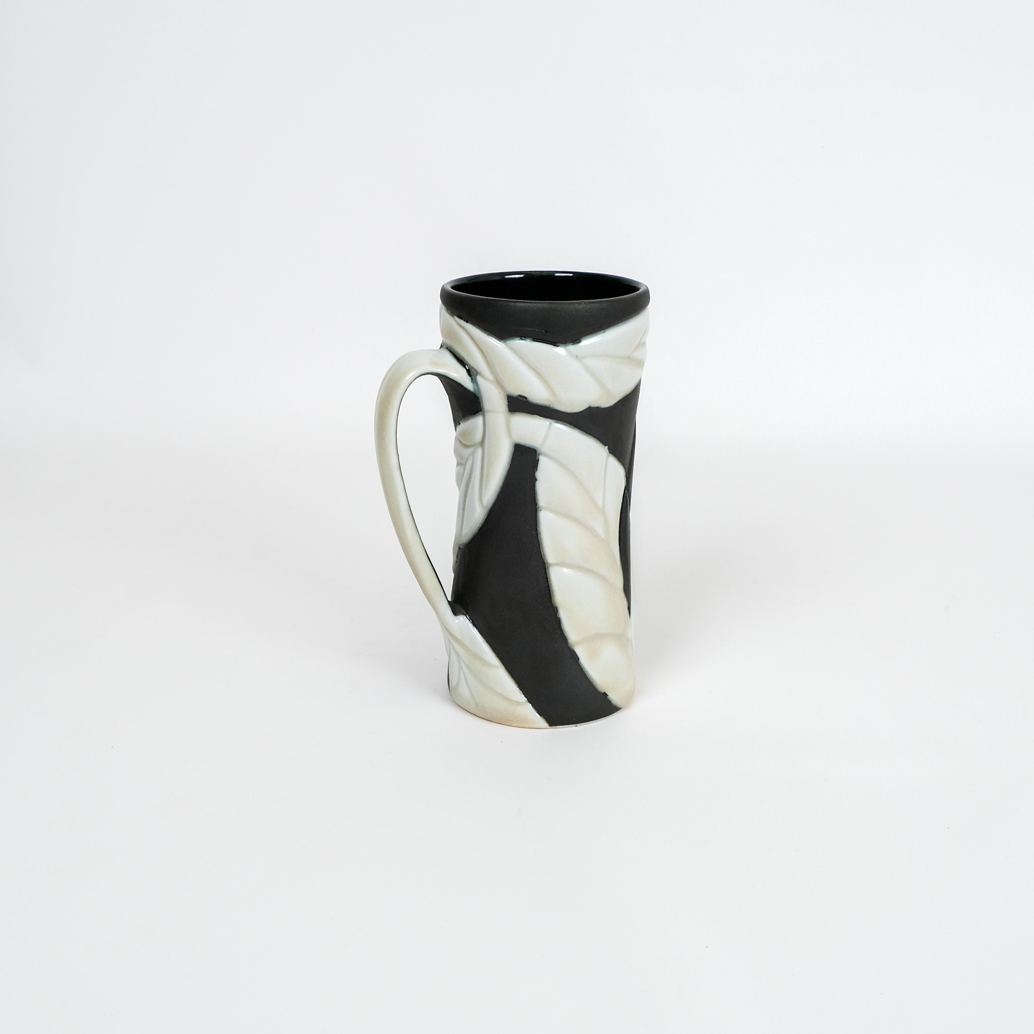 Amy Kline-Alley Black & Ivory Tall Mug