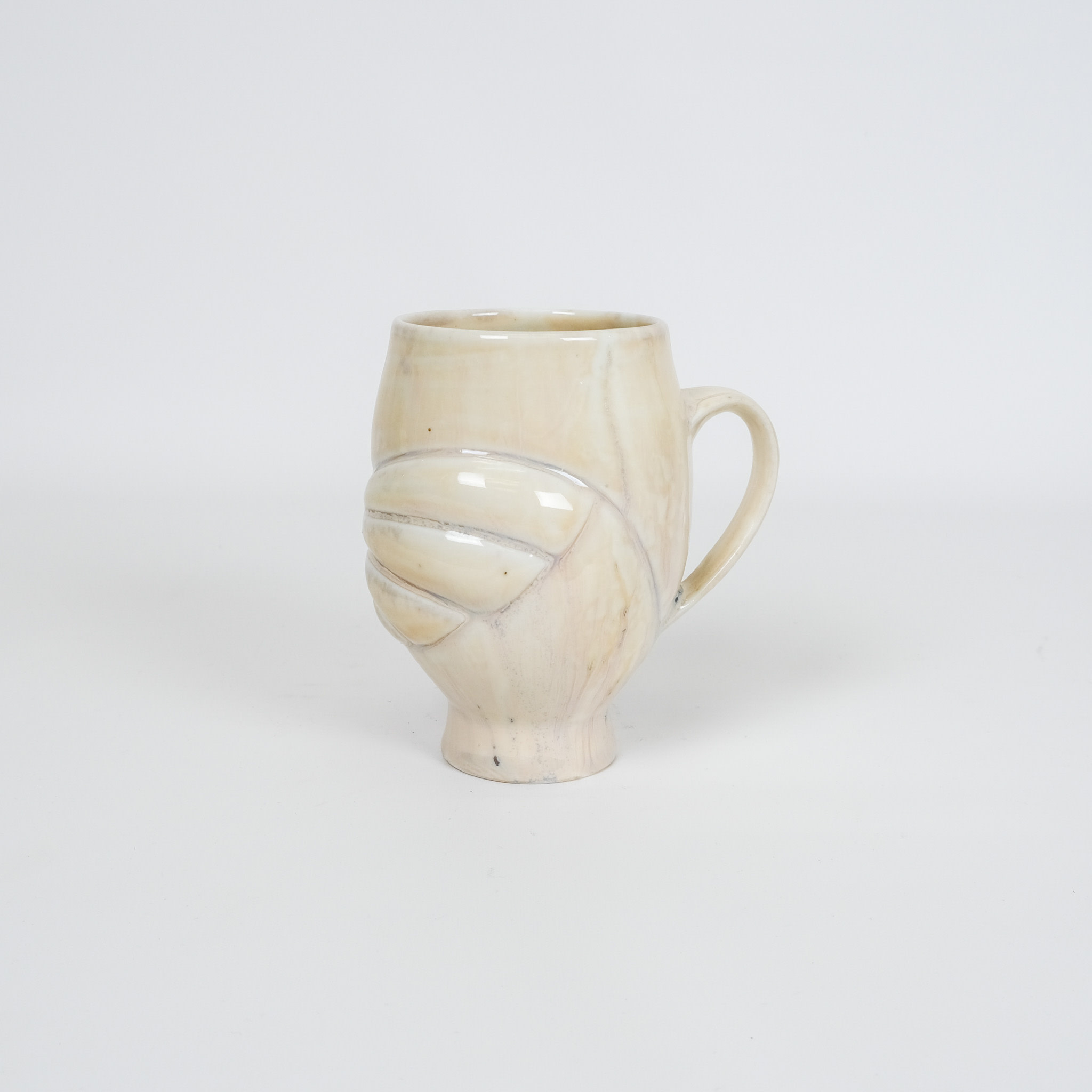 Amy Kline-Alley Short Mug Shell Glaze