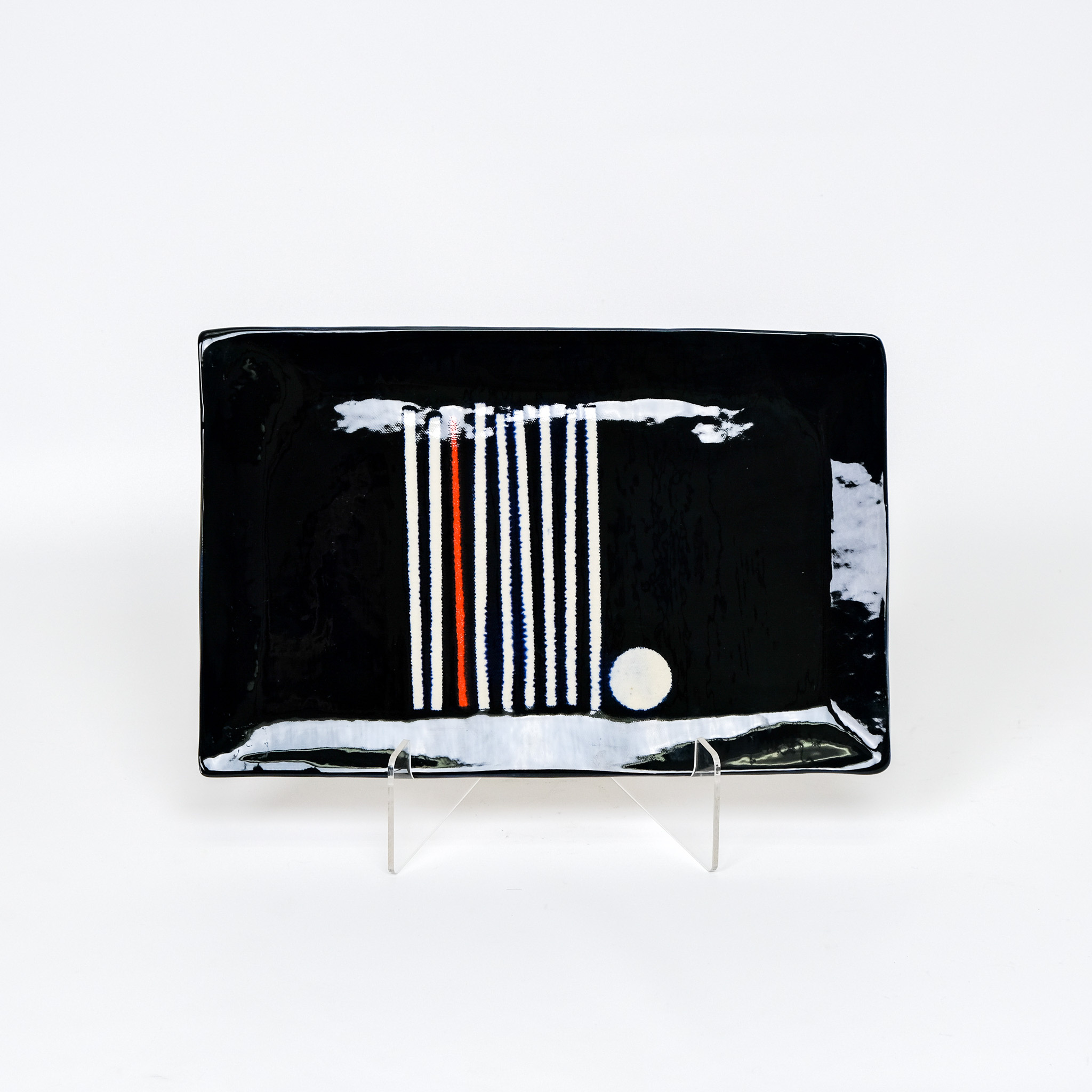 Nancy Kolodny Navy Chain, Large Rectangle
