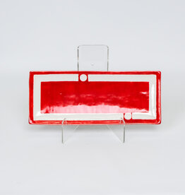 Nancy Kolodny Red Chain, Narrow Small Rectangle