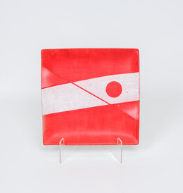 Nancy Kolodny Red Clouds, Medium Square