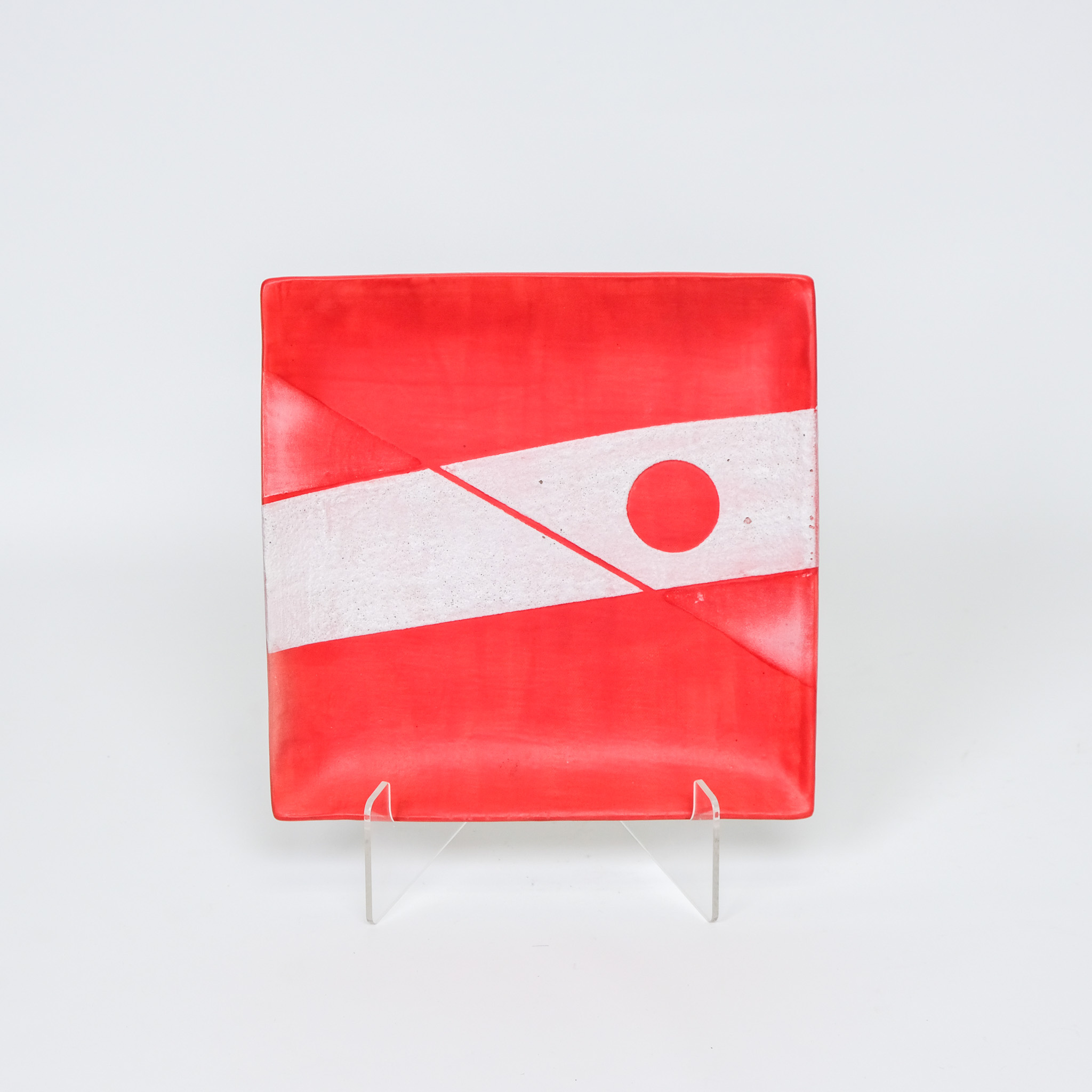 Nancy Kolodny Red Clouds, Medium Square