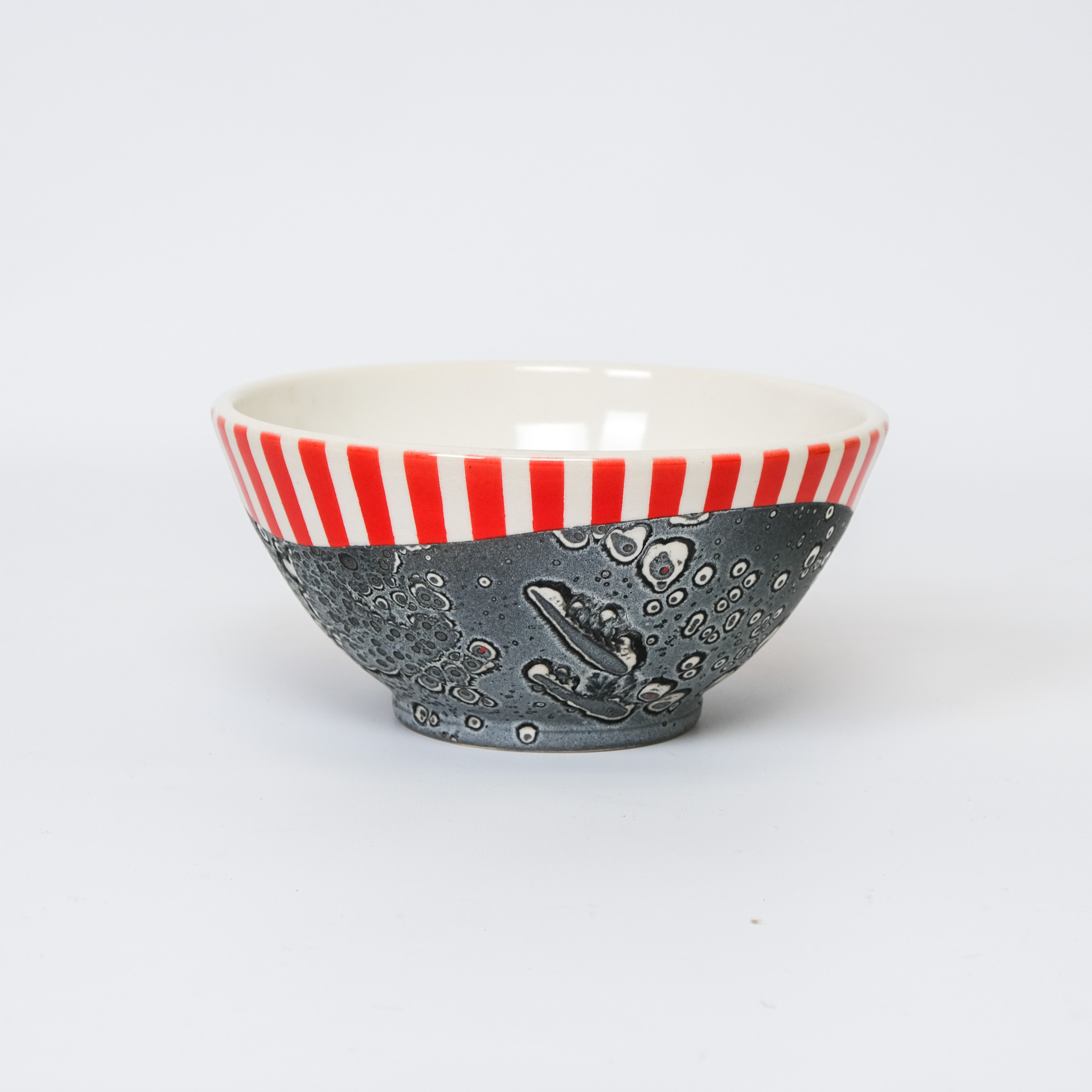 Adrian Sandstrom Red Striped Bowl