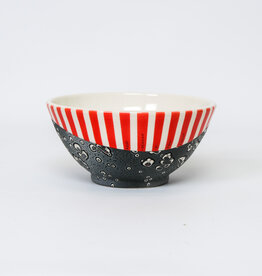 Adrian Sandstrom Red Striped Bowl