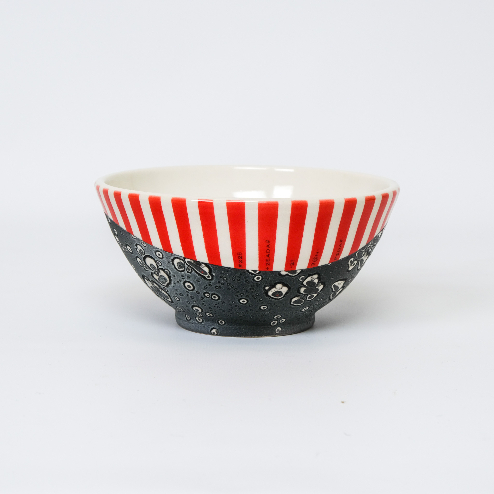 Adrian Sandstrom Red Striped Bowl