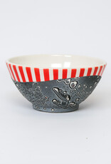 Adrian Sandstrom Red Striped Bowl