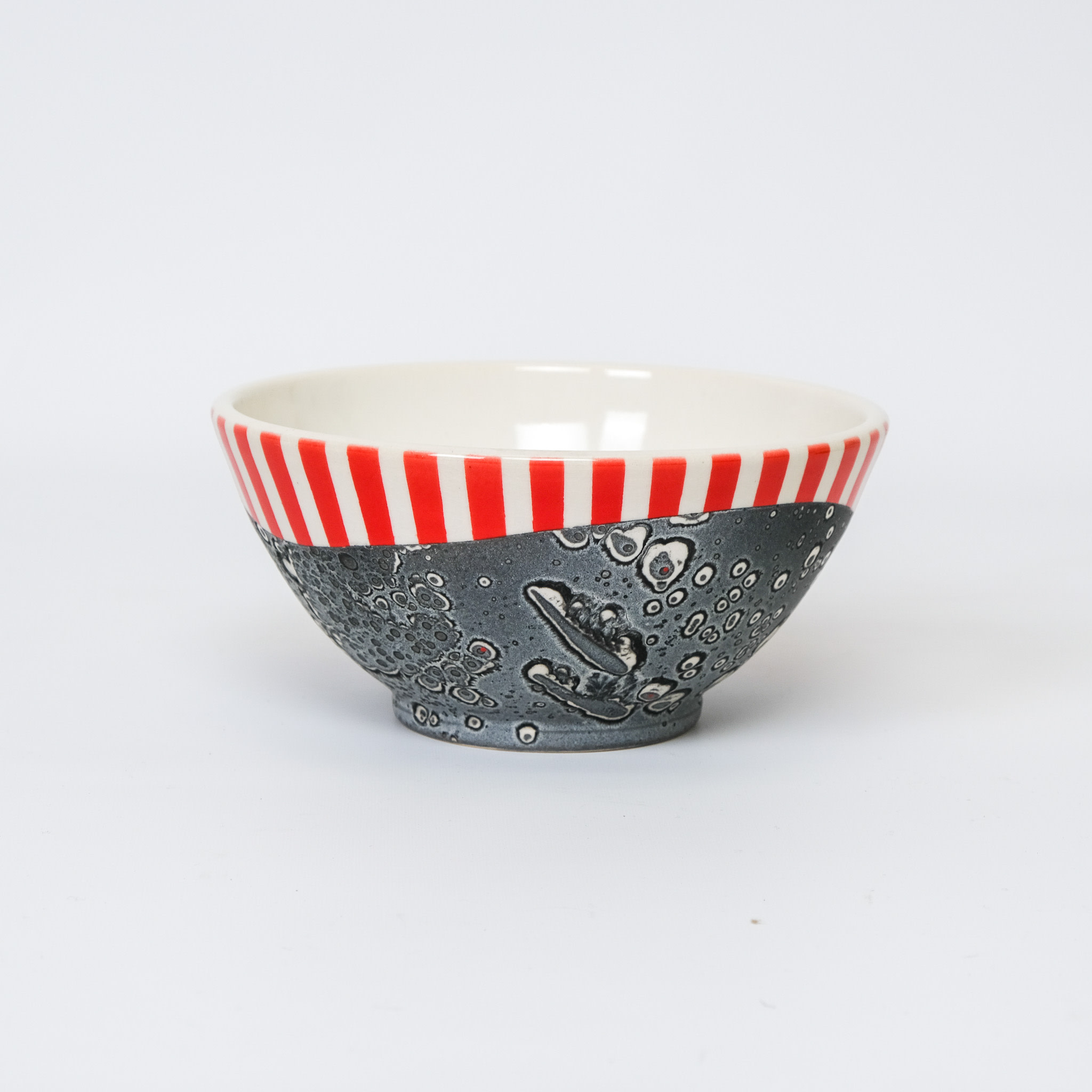 Adrian Sandstrom Red Striped Bowl