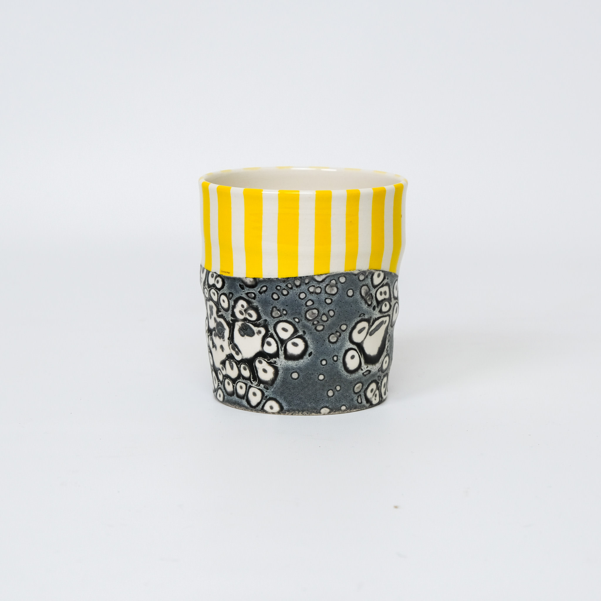 Adrian Sandstrom Yellow Striped Cup