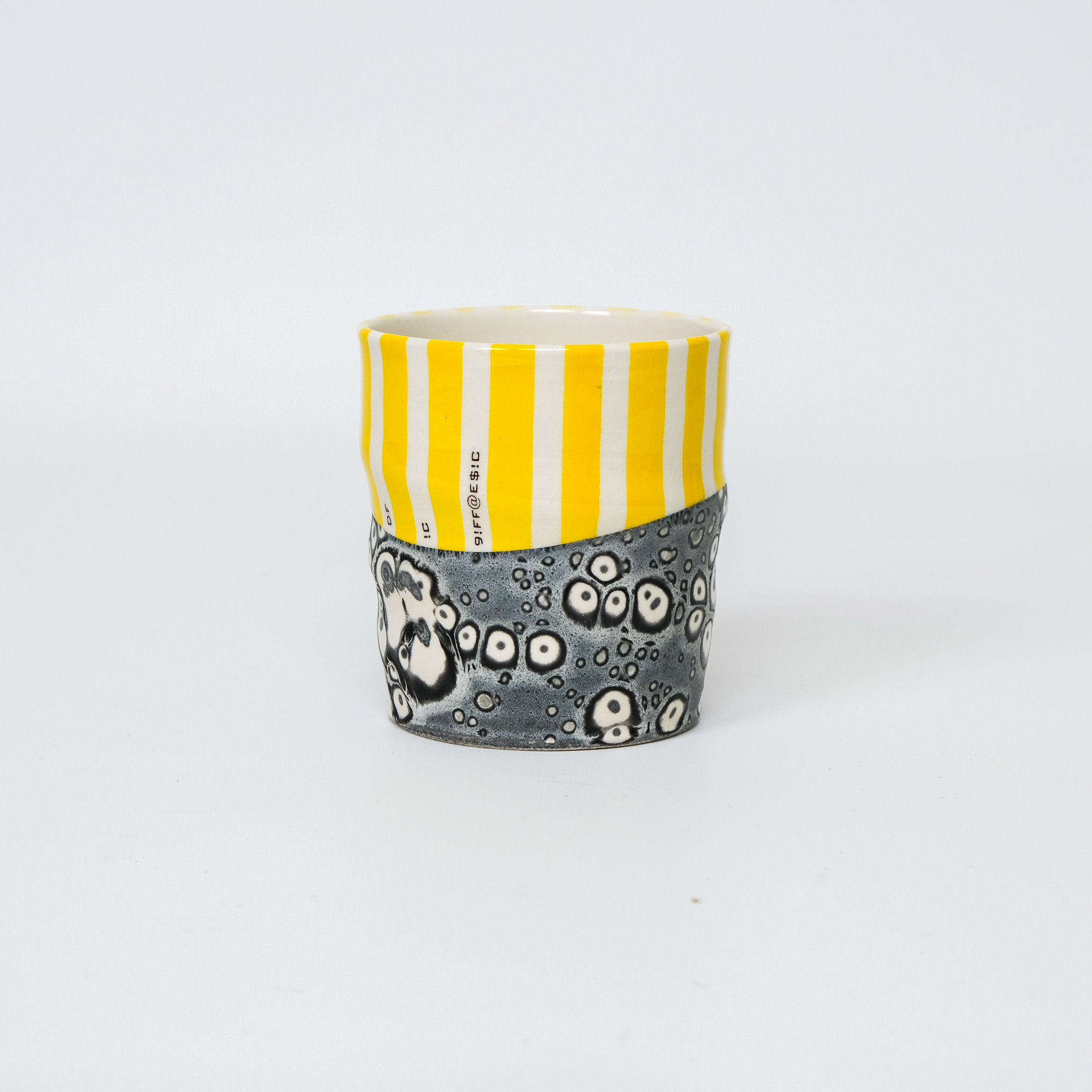 Adrian Sandstrom Yellow Striped Cup