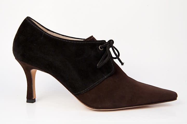 VANESSA NOEL TIBET SUEDE BLACK/BROWN