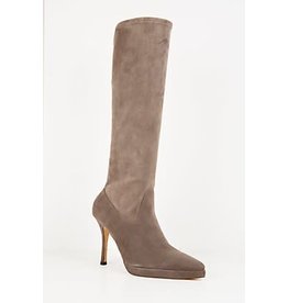 VANESSA NOEL WISH PLATFORM SUEDE TAUPE