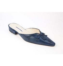 VANESSA NOEL BELL FLAT SUEDE NAVY