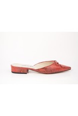 VANESSA NOEL BELL FLAT SUEDE RED