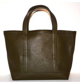 VANESSA NOEL LEATHER TOTE MEDIUM GREEN