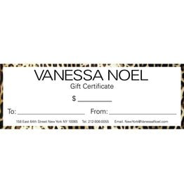 VANESSA NOEL VANESSA NOEL GIFT CERTIFICATE