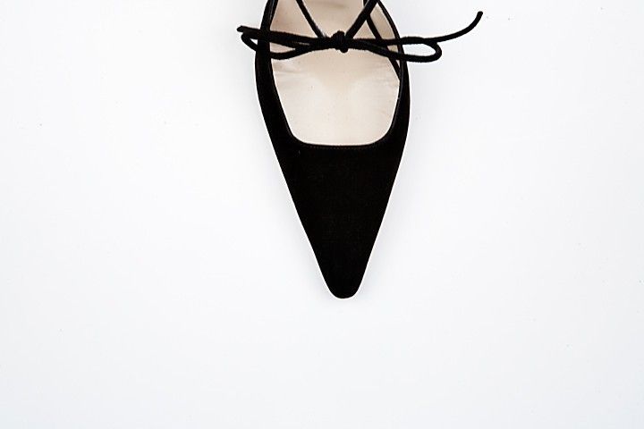 VANESSA NOEL NICOLE SUEDE 110MM BLACK