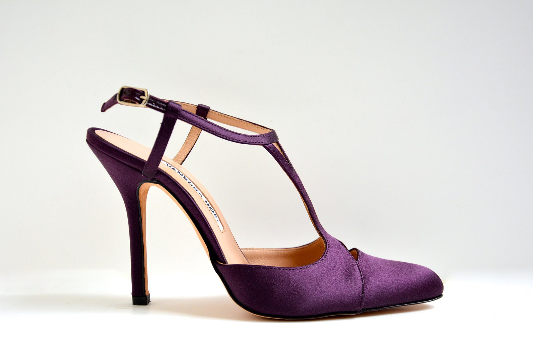 VANESSA NOEL APERITIF SATIN PLUM