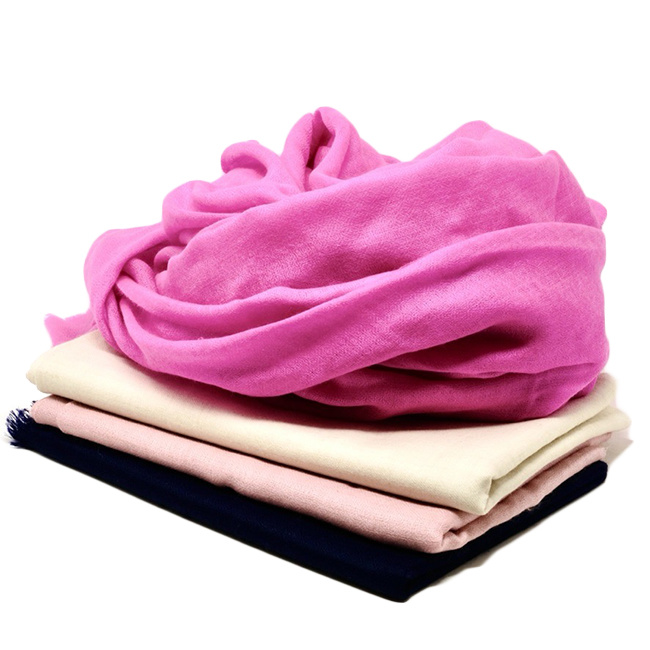 Baby Pink Cashmere Scarf/Shawl Square Scarf: 137 x 137 Cms