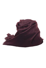 VANESSA NOEL BABY CASHMERE SCARF BORDEAUX