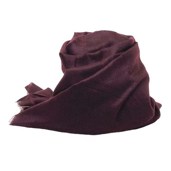 VANESSA NOEL BABY CASHMERE SCARF BORDEAUX