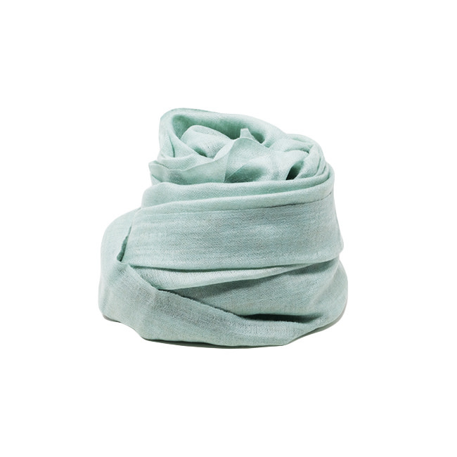 VANESSA NOEL BABY CASHMERE SCARF CELADON