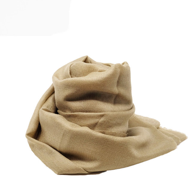 VANESSA NOEL BABY CASHMERE SCARF KHAKI