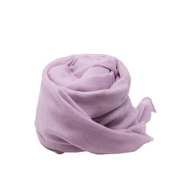 VANESSA NOEL BABY CASHMERE SCARF LAVENDER ROSE