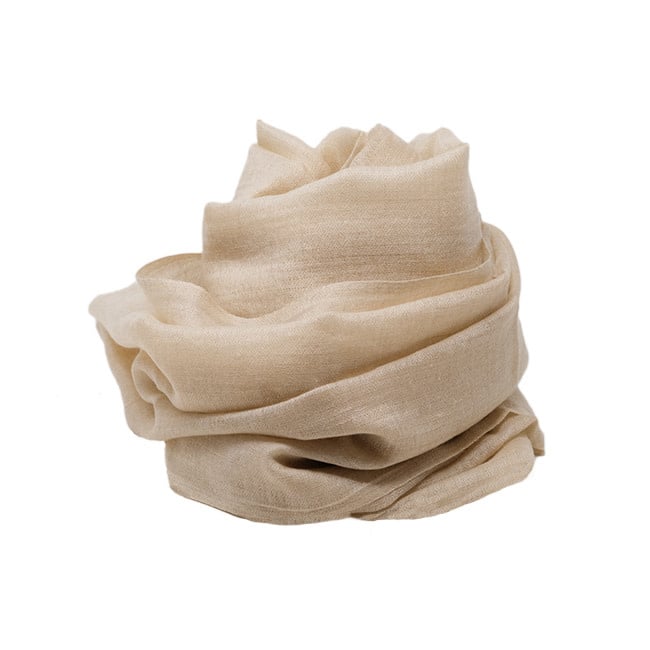 VANESSA NOEL BABY CASHMERE SCARF OATMEAL