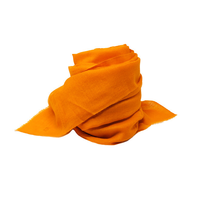 VANESSA NOEL BABY CASHMERE  SCARF TANGERINE