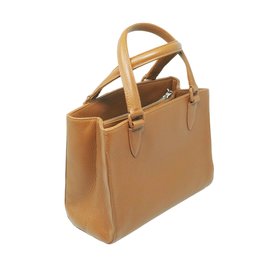 Emma 2 in 1 Leather Tote Camel
