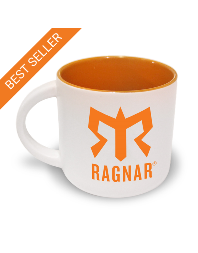 Ragnar Coffee Mug (White/Orange)