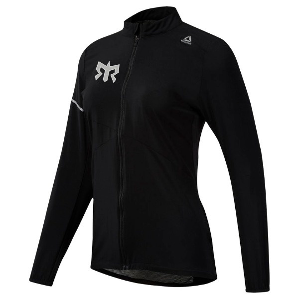 reebok women's run jacket black