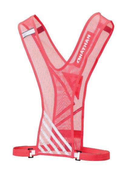 Nathan Sports Bandolier Warnweste - diva pink