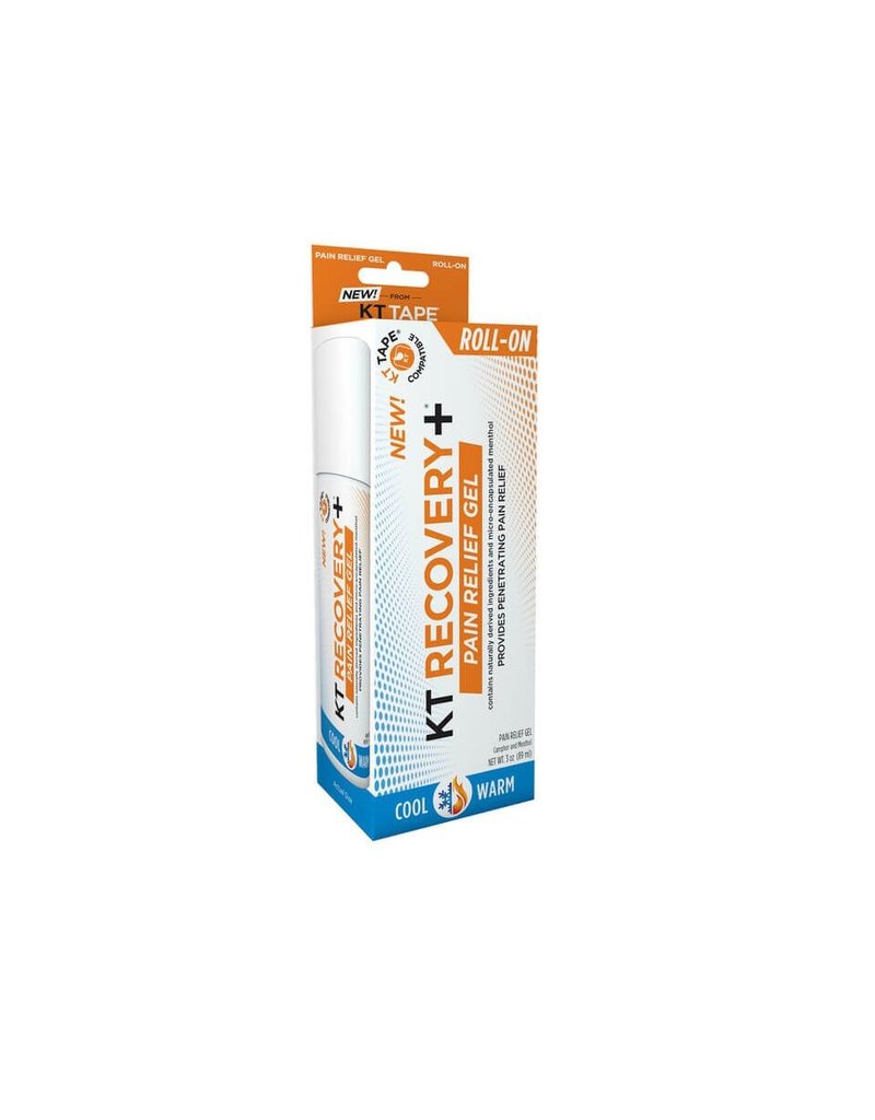 KT Recovery+ Pain Relief Gel Roll-On 3oz