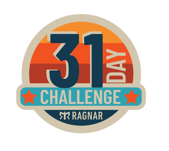 31 Day Challenge Sticker Ragnar Gear Store