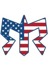 Patriotic Ragnar Mask Sticker