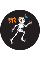 Ragnar Halloween Sticker - Running Skeleton