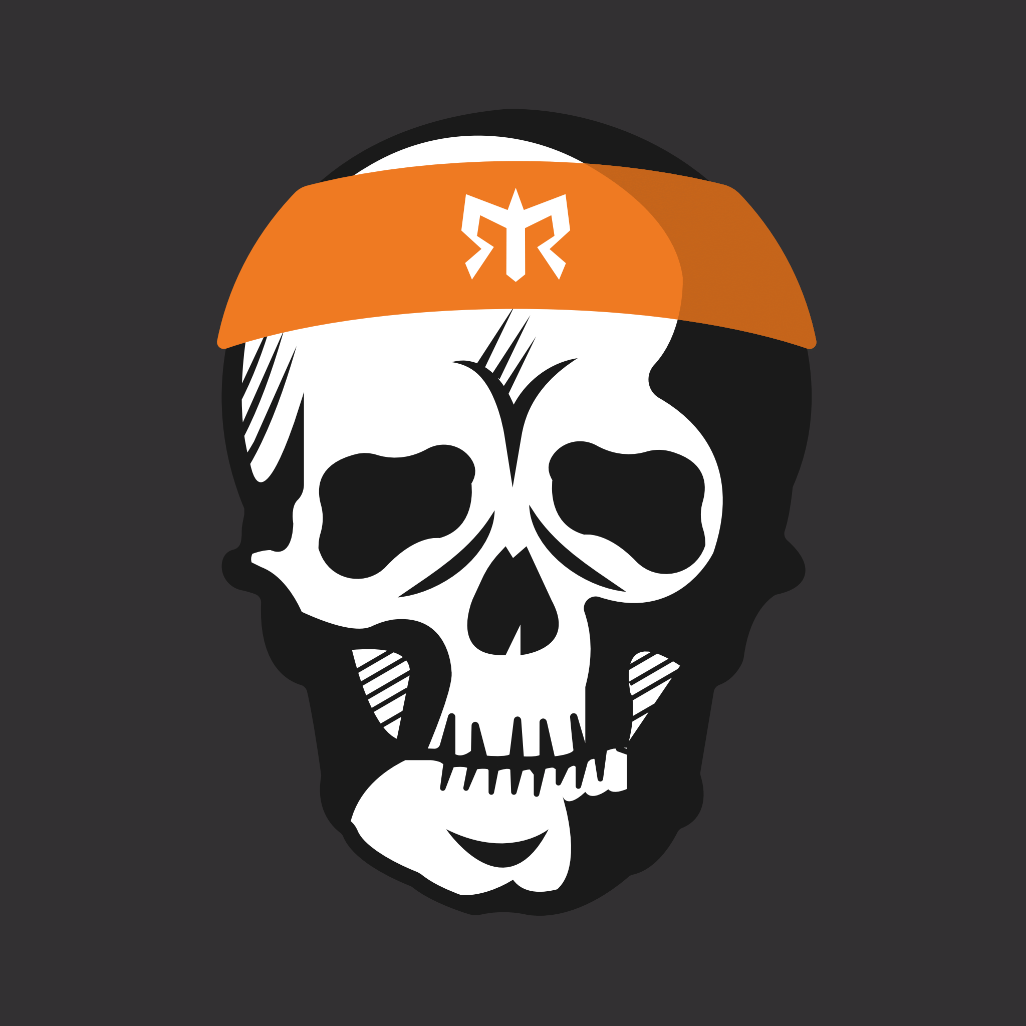 Ragnar Halloween Sticker - Skull