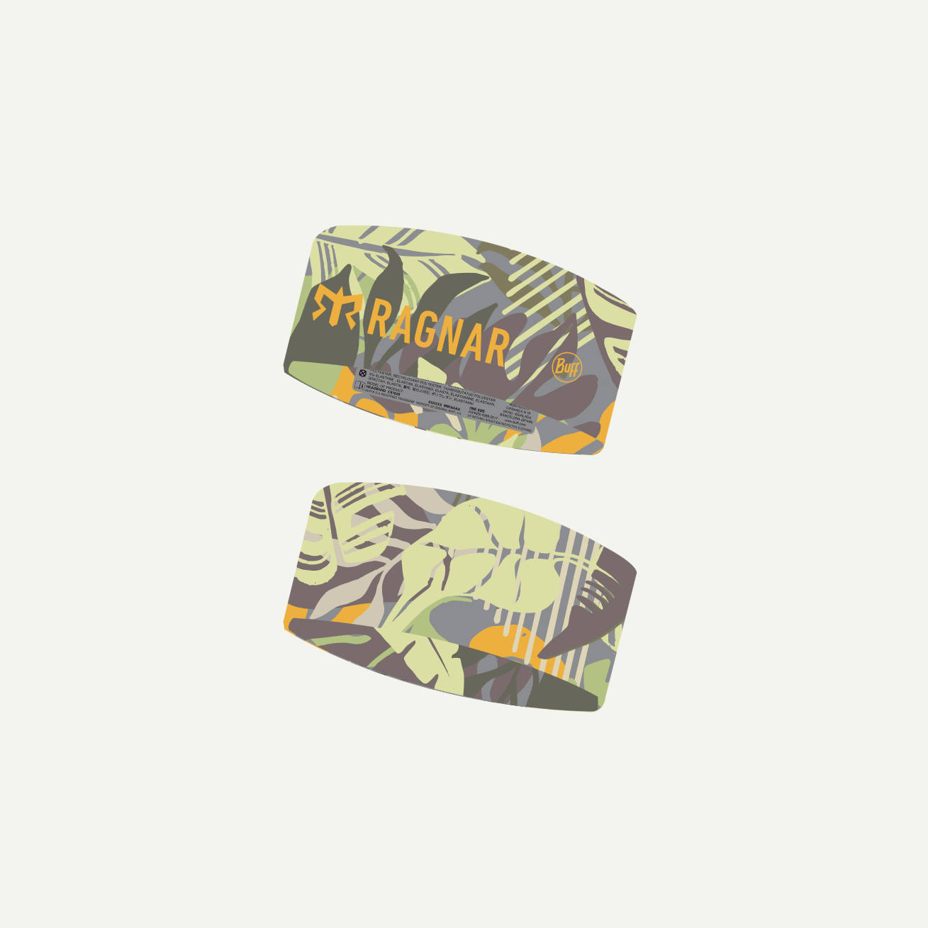 Buff Wide Headband Jungle Green One Size Ragnar Gear Store