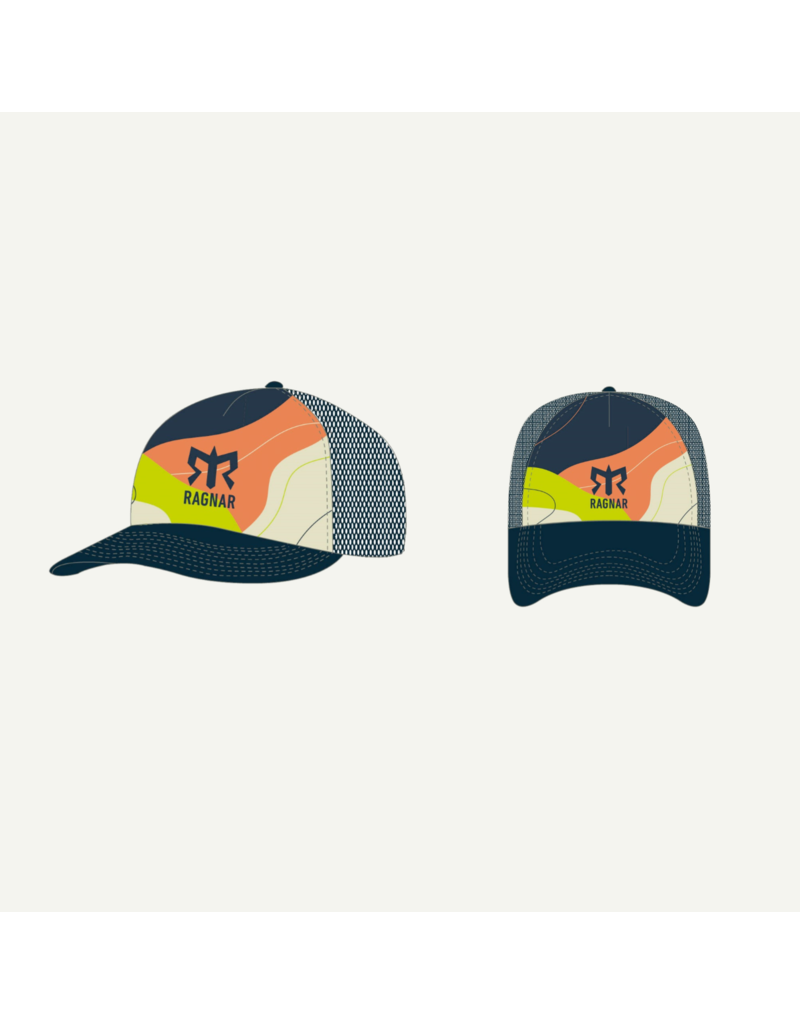 Buff Trucker Cap CB Green/Peach OSFM