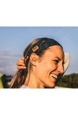 Buff Wide Headband Topo Navy One Size