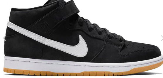 NIKE SB DUNK MID PRO ISO - (ORANGE LABEL) BLACK/WHITE-BLACK - KINGSWELL NIKE SB DUNK MID PRO ISO - (ORANGE LABEL) BLACK/WHITE-BLACK - KINGSWELL