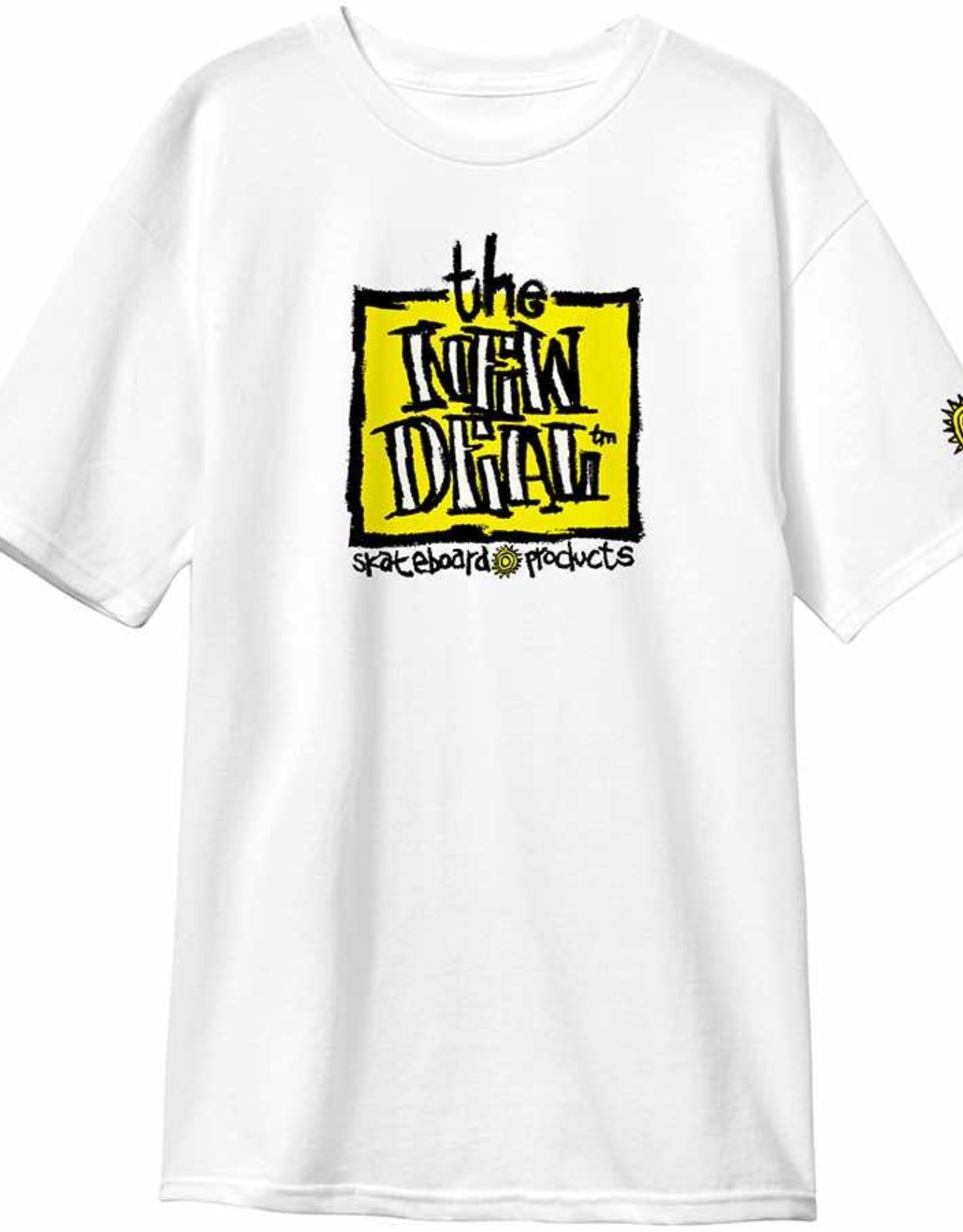 THE NEW DEAL THE NEW DEAL ORIGINAL NAPKIN LOGO S/S TEE - WHITE