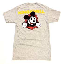 KINGSWELL KINGSWELL MOUSE RIPPER TEE - GREY