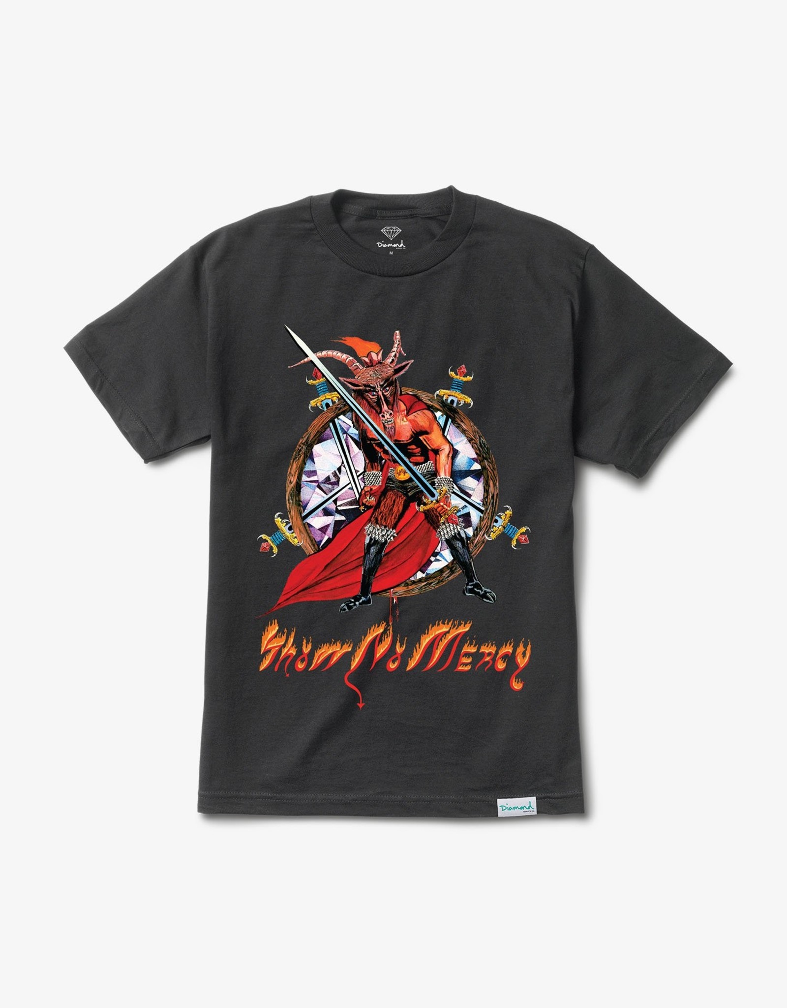 DIAMOND X SLAYER NO MERCY S/S TEE - BLACK