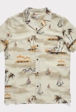 BANKS JOURNAL BANKS JOURNAL LATITUDE S/S BUTTON - BONE